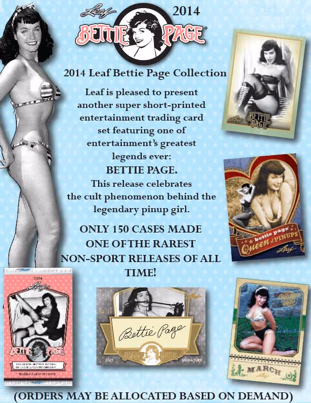 2014 Leaf Bettie Page Collection