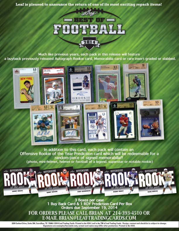 2014 Leaf Best of Football