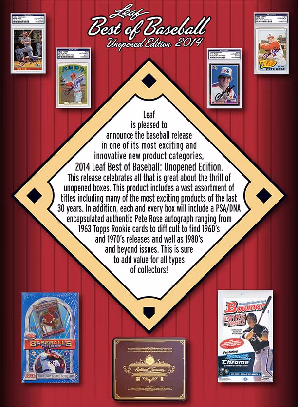 2014 Leaf Best of Baseball Unopened Edition