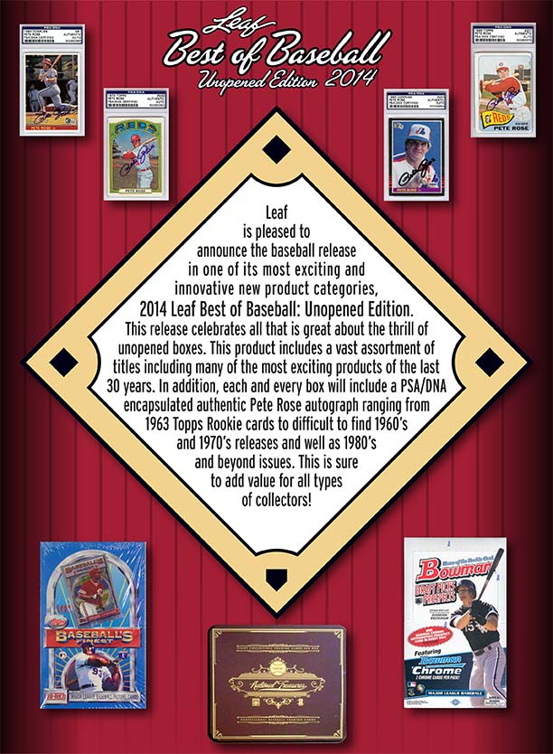 2014 Leaf Best of Baseball Unopened Edition