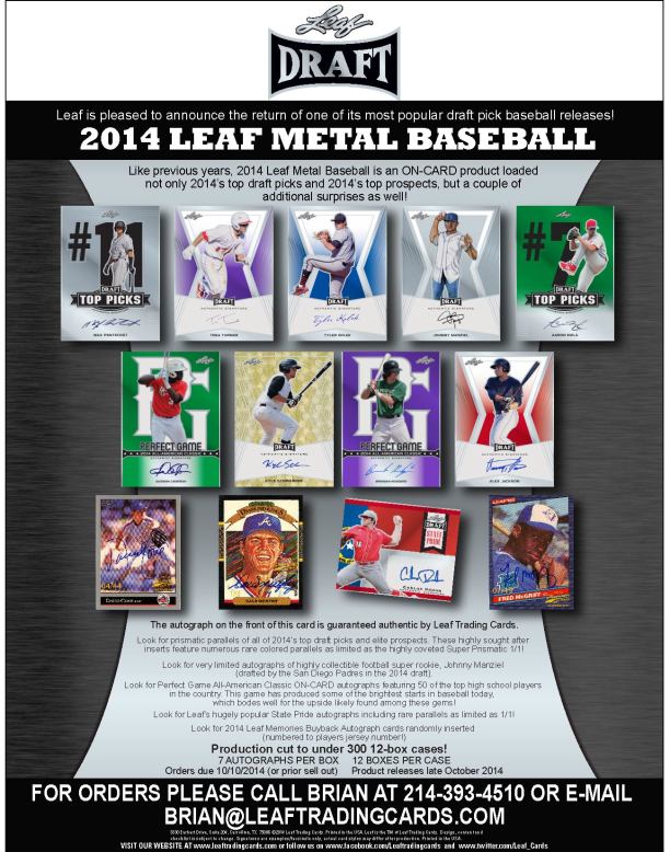 2014 Leaf Metal Baseball
