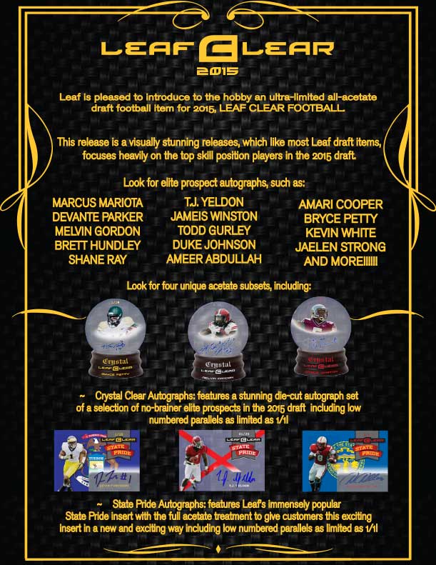 2015 Leaf Clear Football