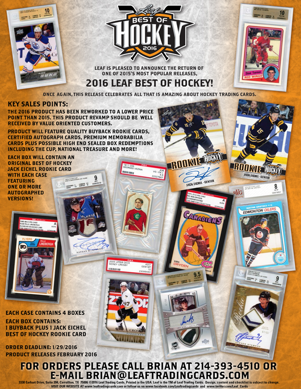 2016 Leaf Best Of Hockey