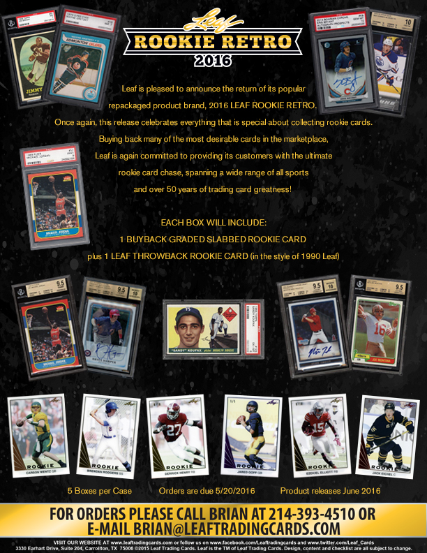 2016 Leaf Rookie Retro