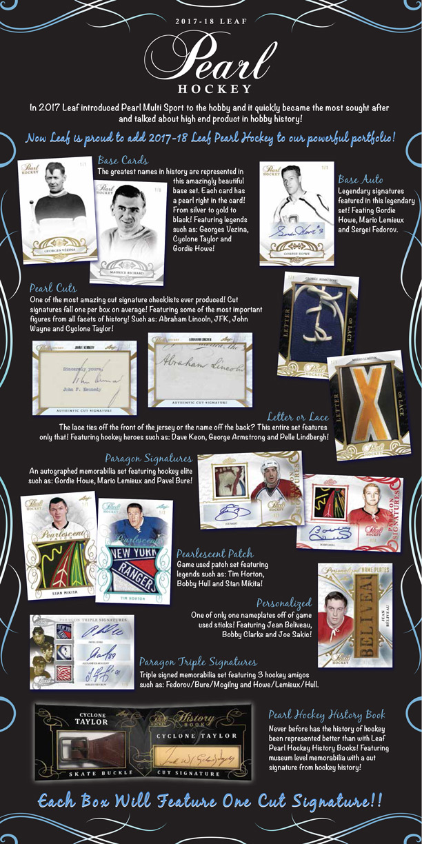2017-18 Leaf Pearl Hockey