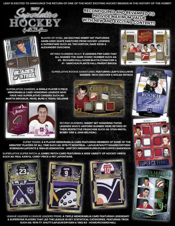 2017 In The Game Superlative Hockey