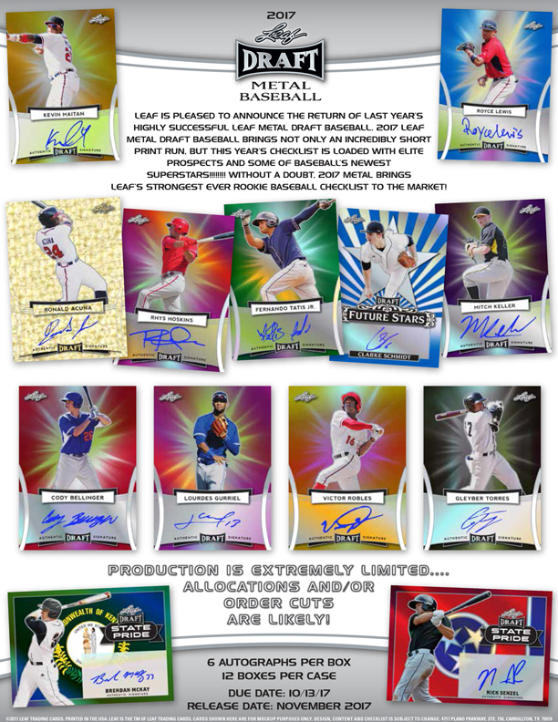 2017 Leaf Metal Draft Baseball