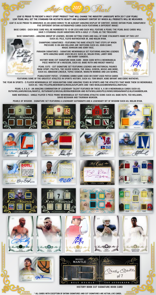 2017 Leaf Pearl Multi-Sport