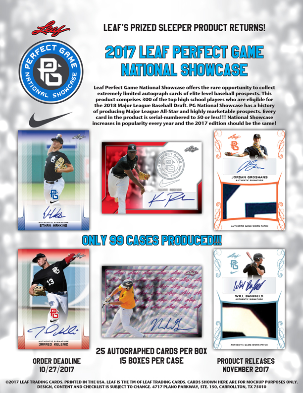 2017 Leaf Perfect Game National Showcase