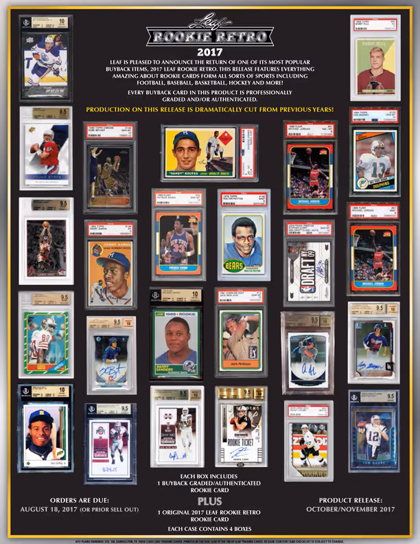 2017 Leaf Rookie Retro