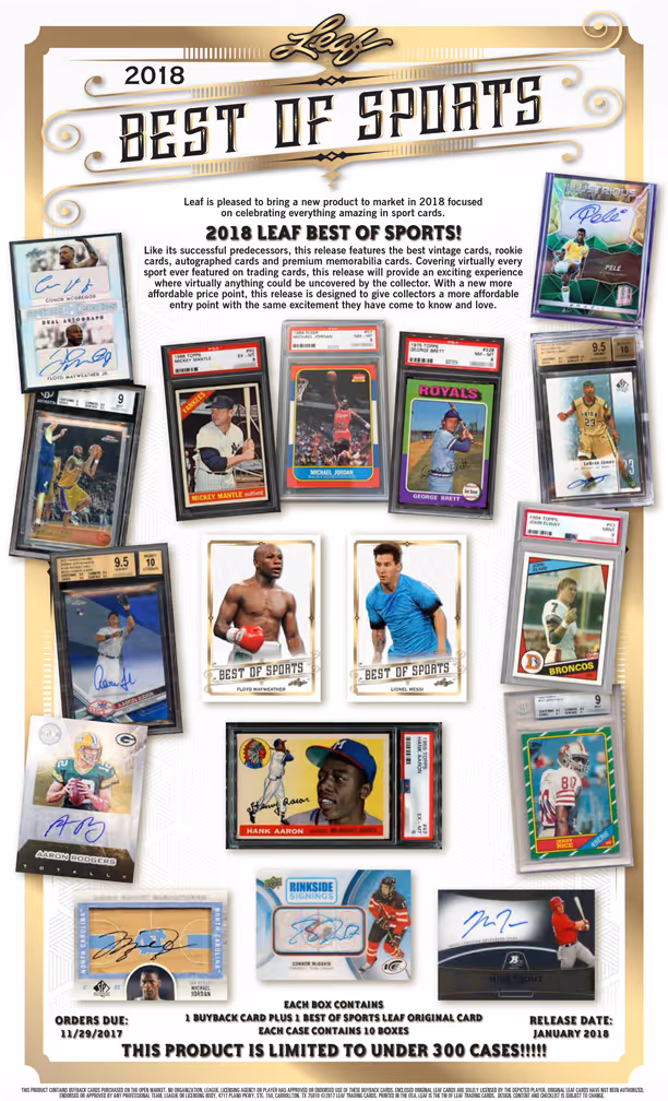 2018 Leaf Best Of Sports