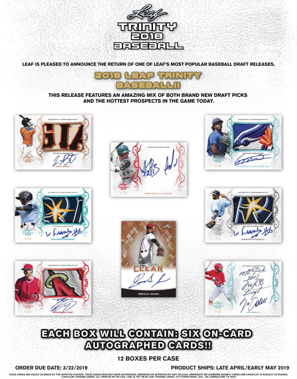 2018 Leaf Trinity Baseball