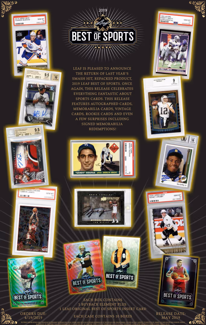 2019 Leaf Best Of Sports