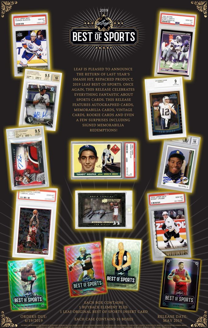 2019 Leaf Best Of Sports