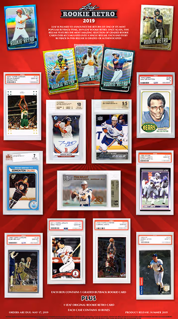 2019 Leaf Rookie Retro