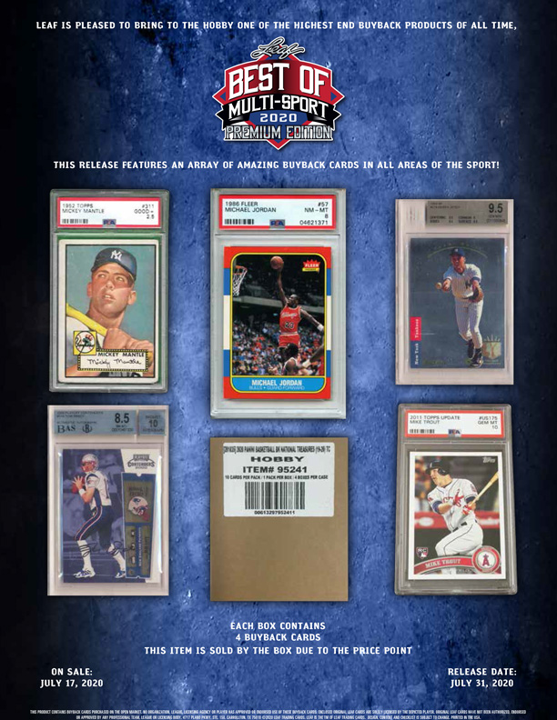 2020 Leaf Best Of Multi-Sport Premium Edition