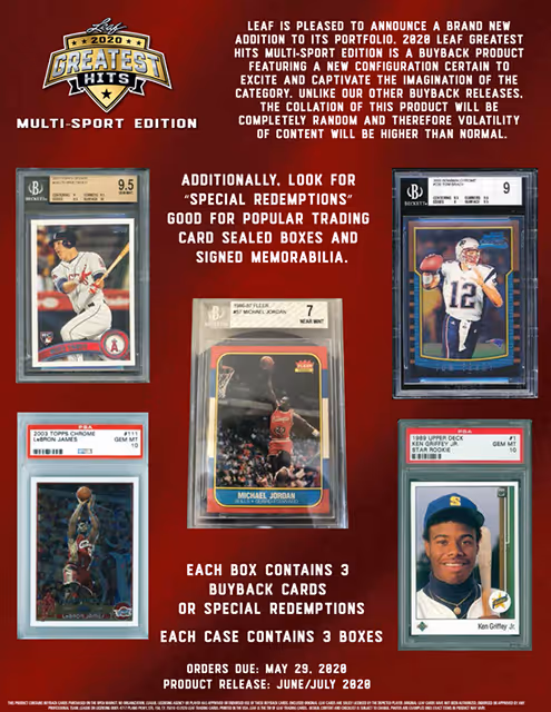 2020 Leaf Greatest Hits Multi-Sport Edition