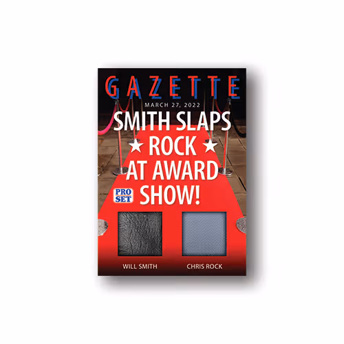 2022 Pro Set Gazette Memorabilia Card