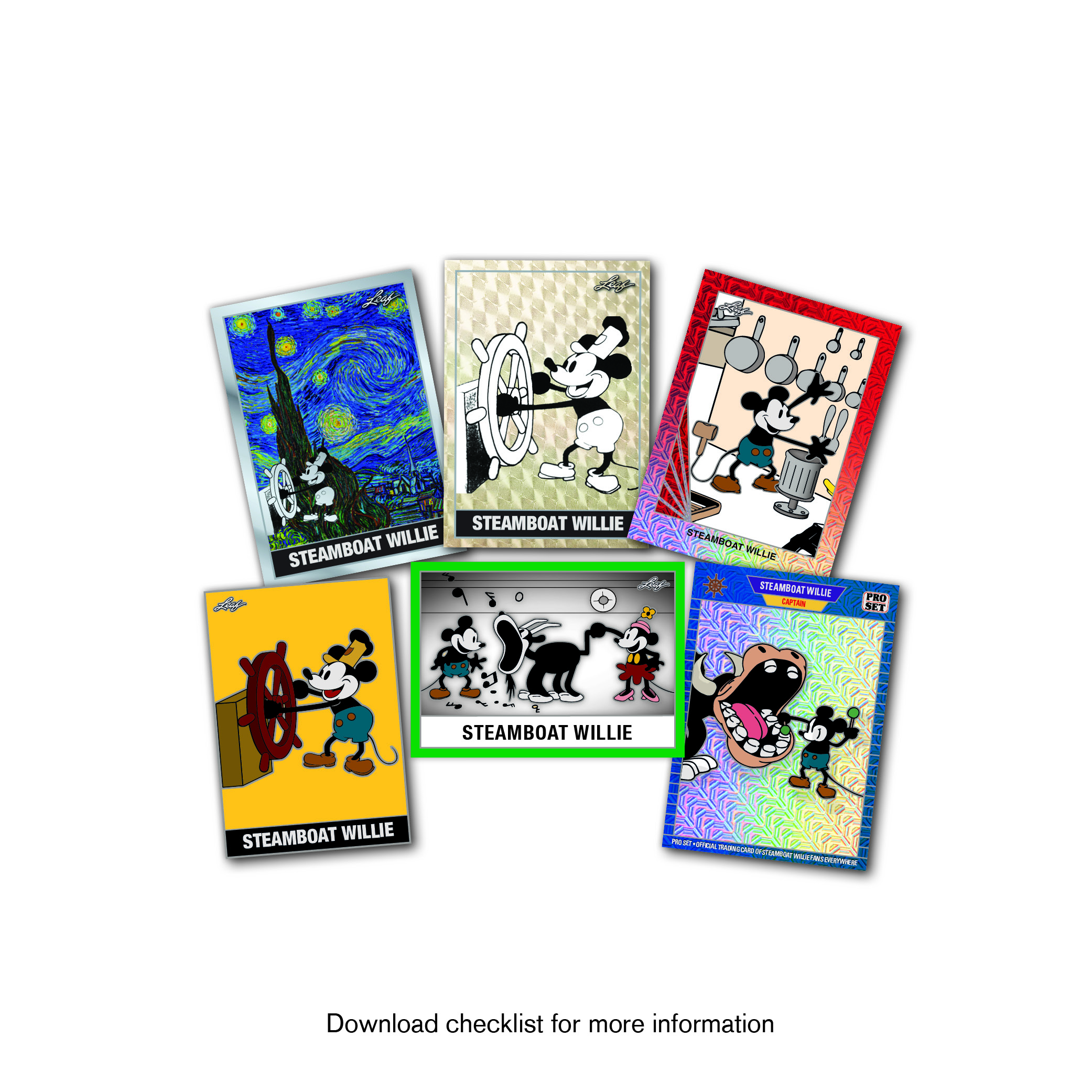 2024 Leaf Metal Steamboat Willie Collection