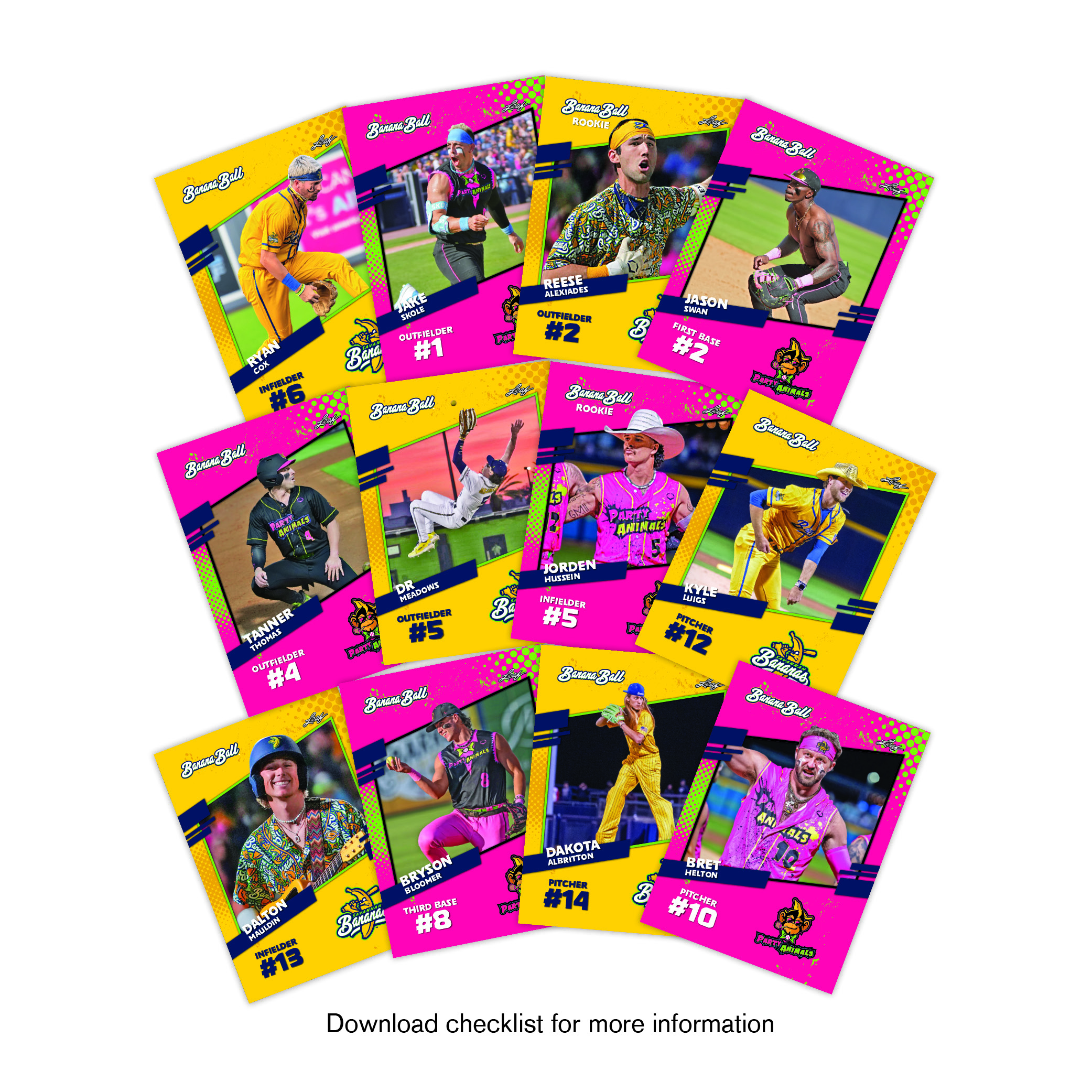 2024 Leaf Savannah Bananas / Party Animals Base Set