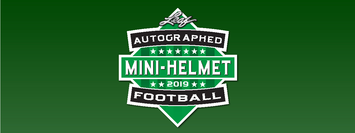 2019 Leaf Autographed Football Mini Helmet Edition