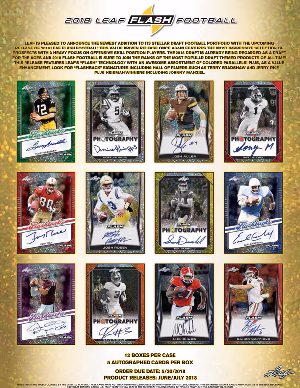 2018 Leaf Flash Football