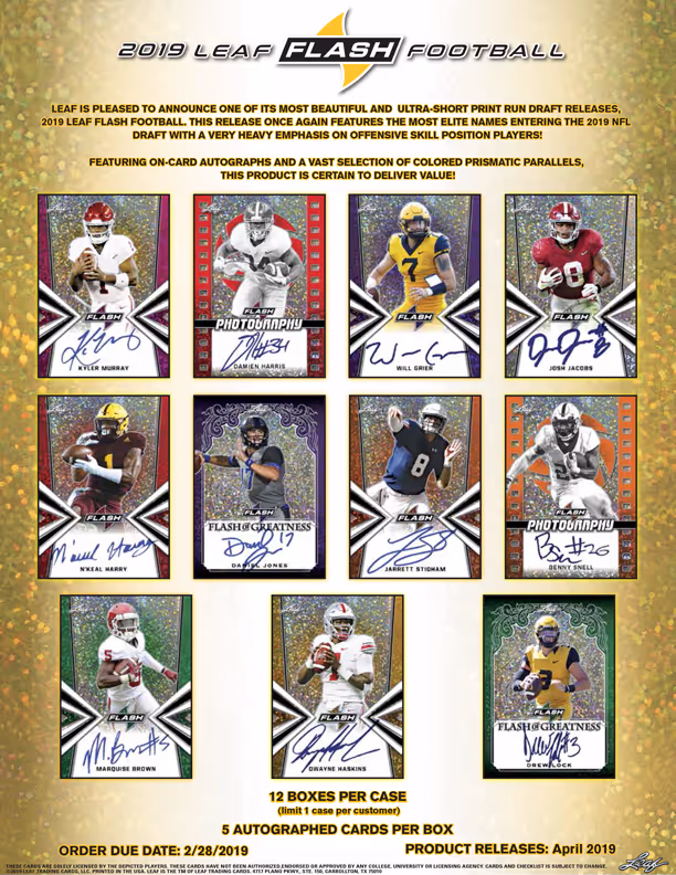 2019 Leaf Flash Football
