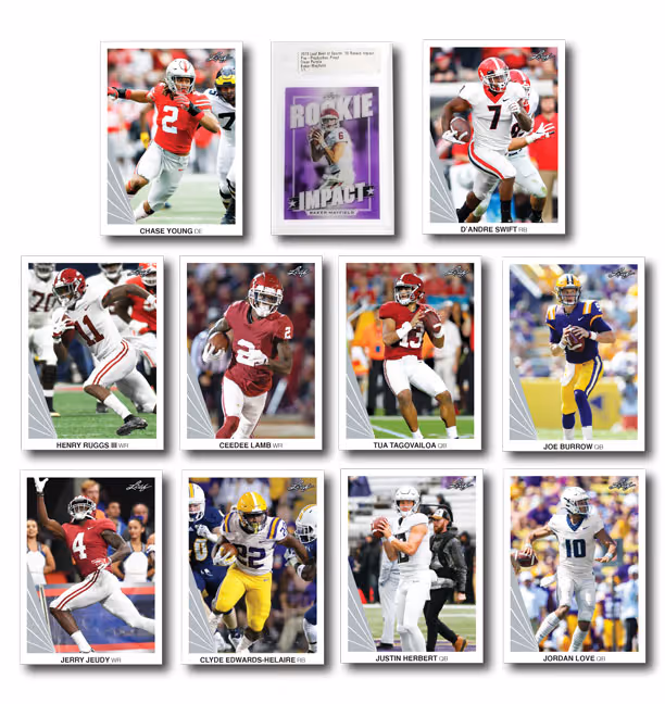 2020 Leaf Football Value Box