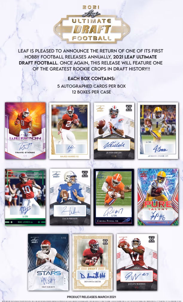 2021 Leaf Ultimate Draft Football