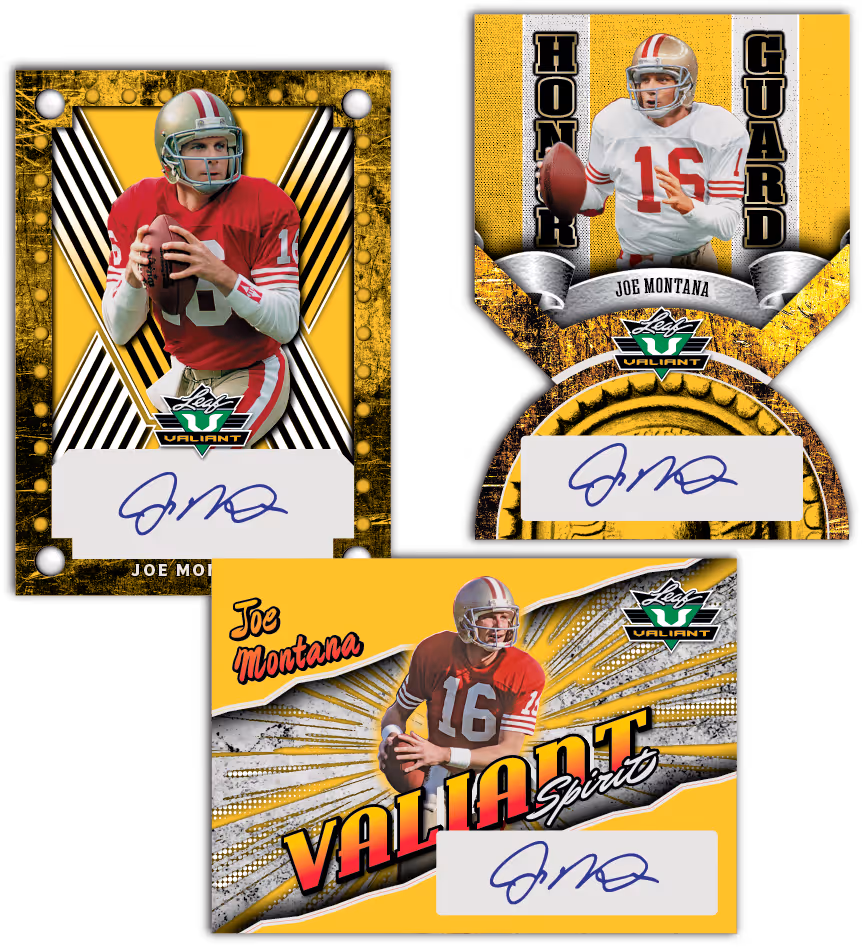 2025 Leaf Eclectic Signature Series Joe Montana Celebration