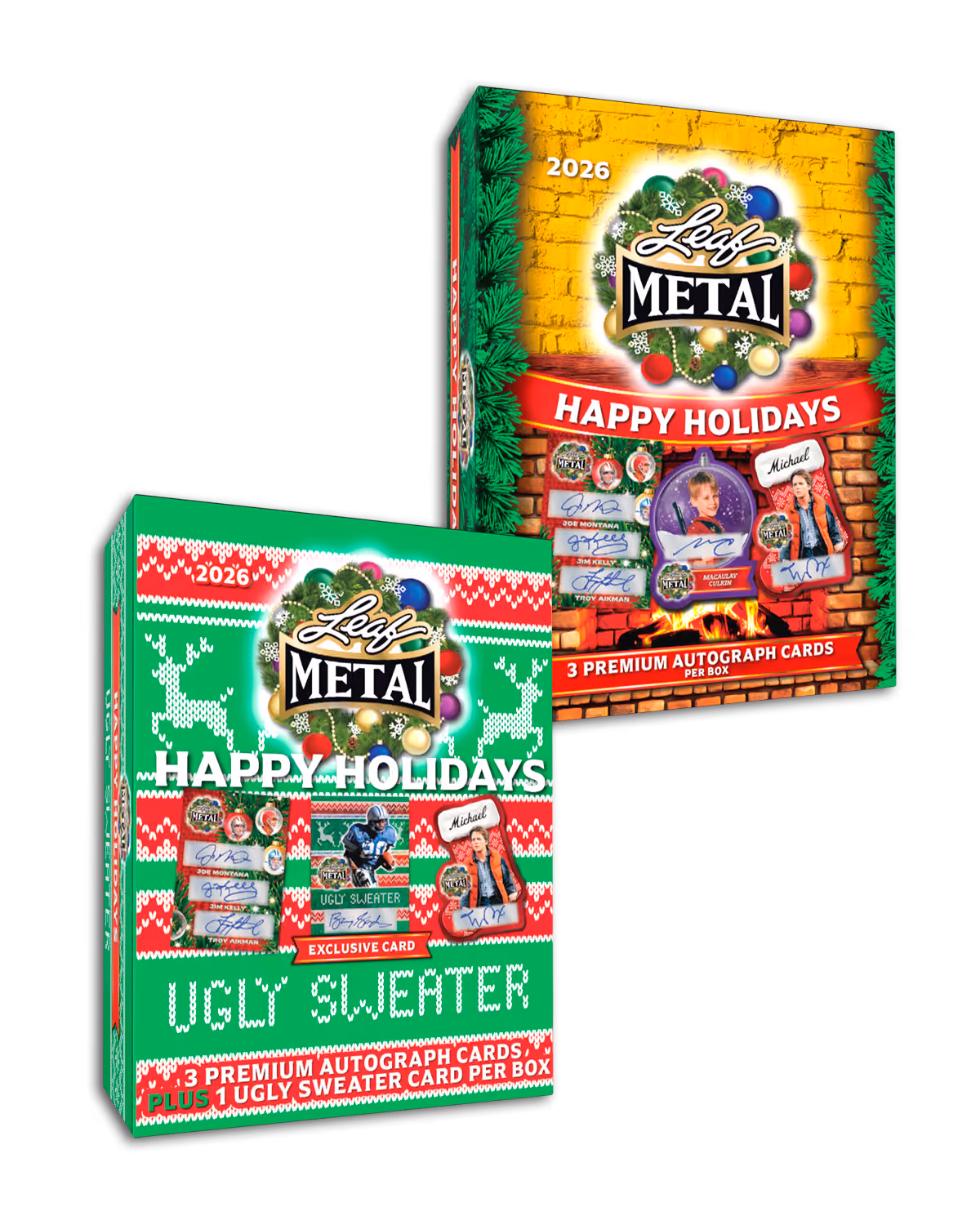 2026 Leaf Metal Happy Holidays