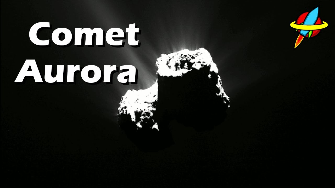 Northern Lights on a Comet