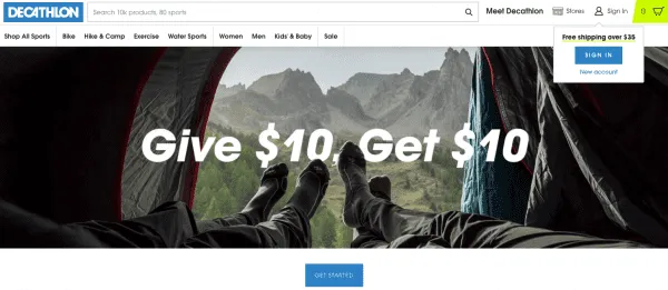decathlon referral program sports outdoor shopify referral examples referralcandy