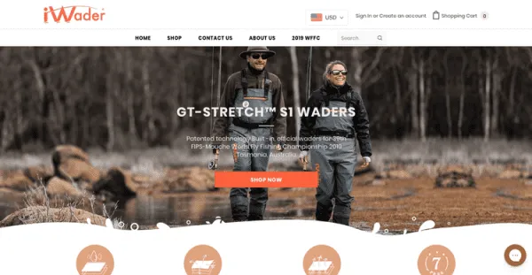 iwader fishing waders referral program sports outdoor shopify referral examples referralcandy