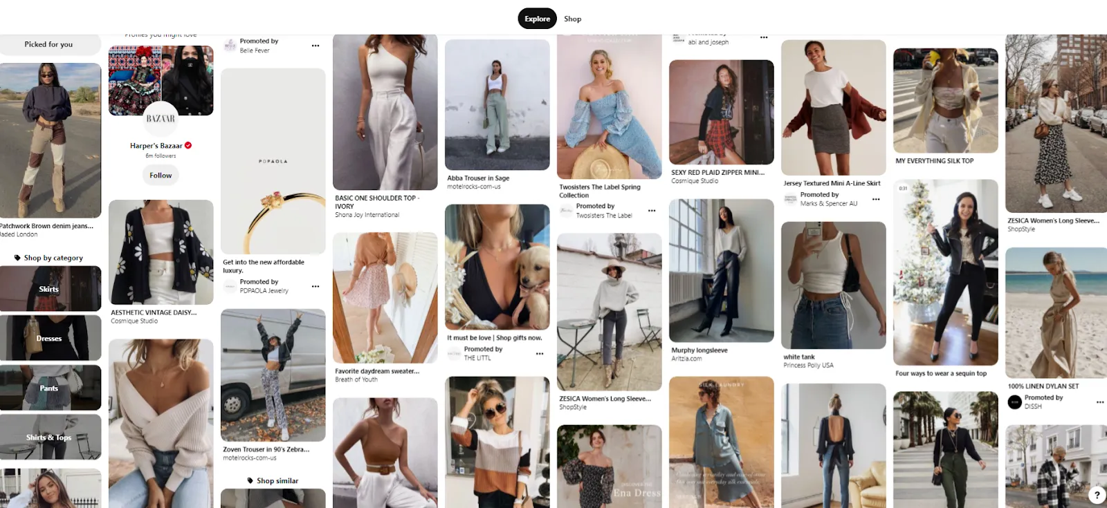 fashion inspiration on pinterest