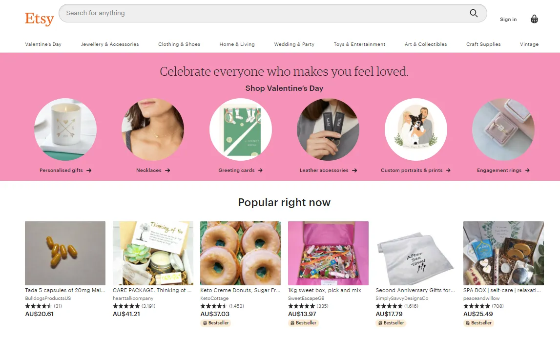 etsy online marketplace