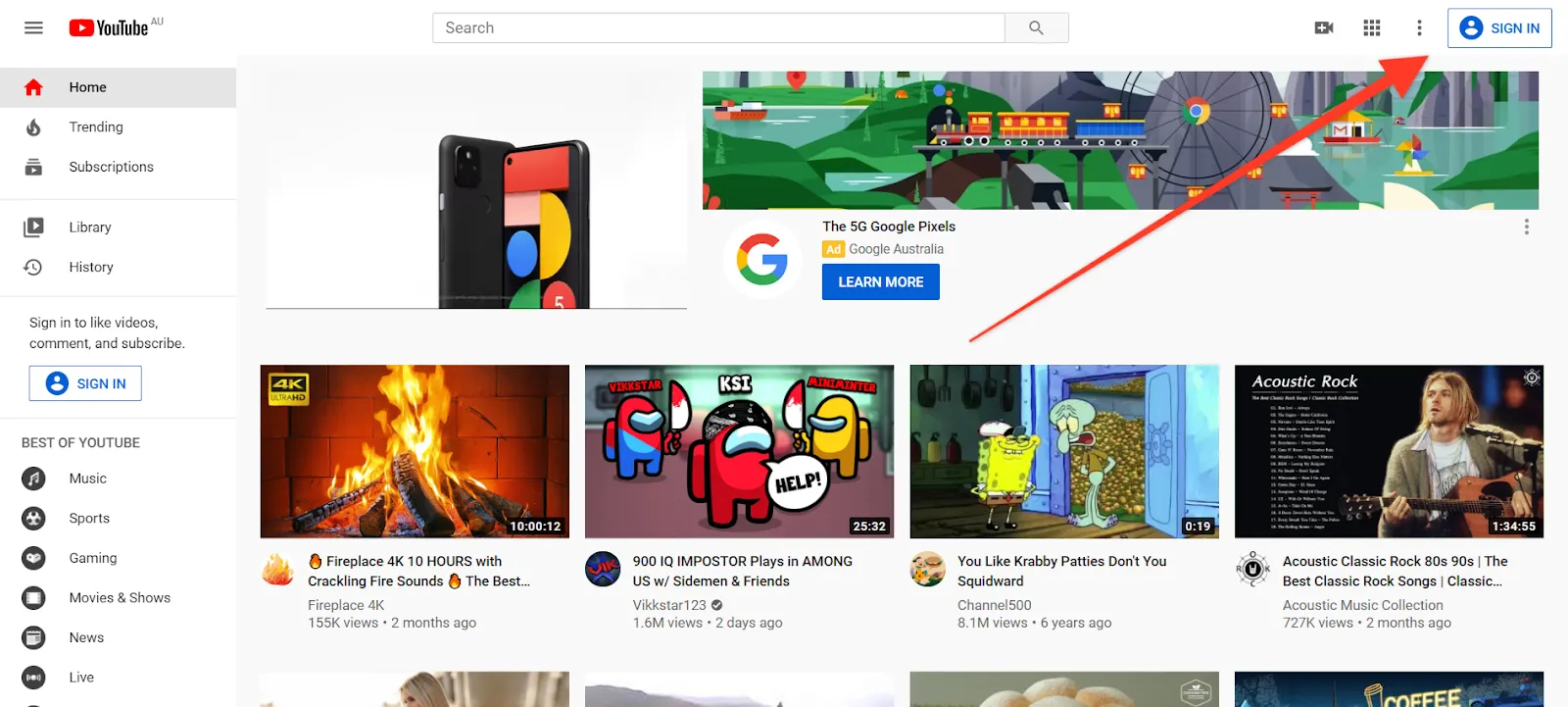 how to create a youtube channel