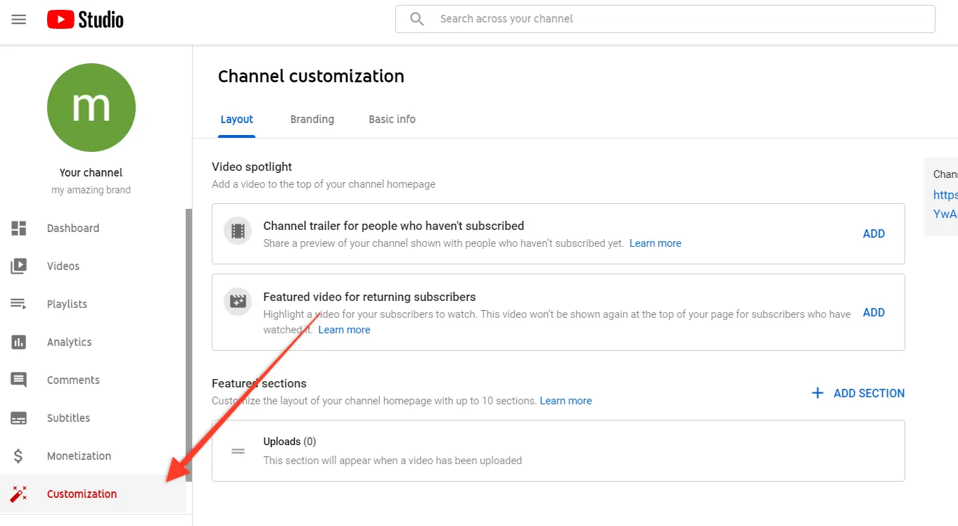 branding on youtube