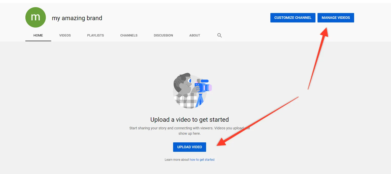 how to upload videos to youtube