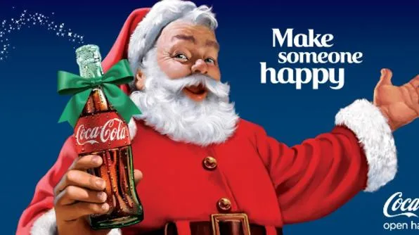 Coke's Santa in 2014
