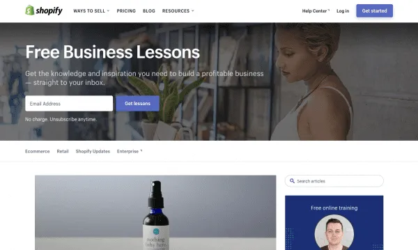 shopify blog