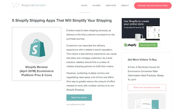 shopify marketing strategy