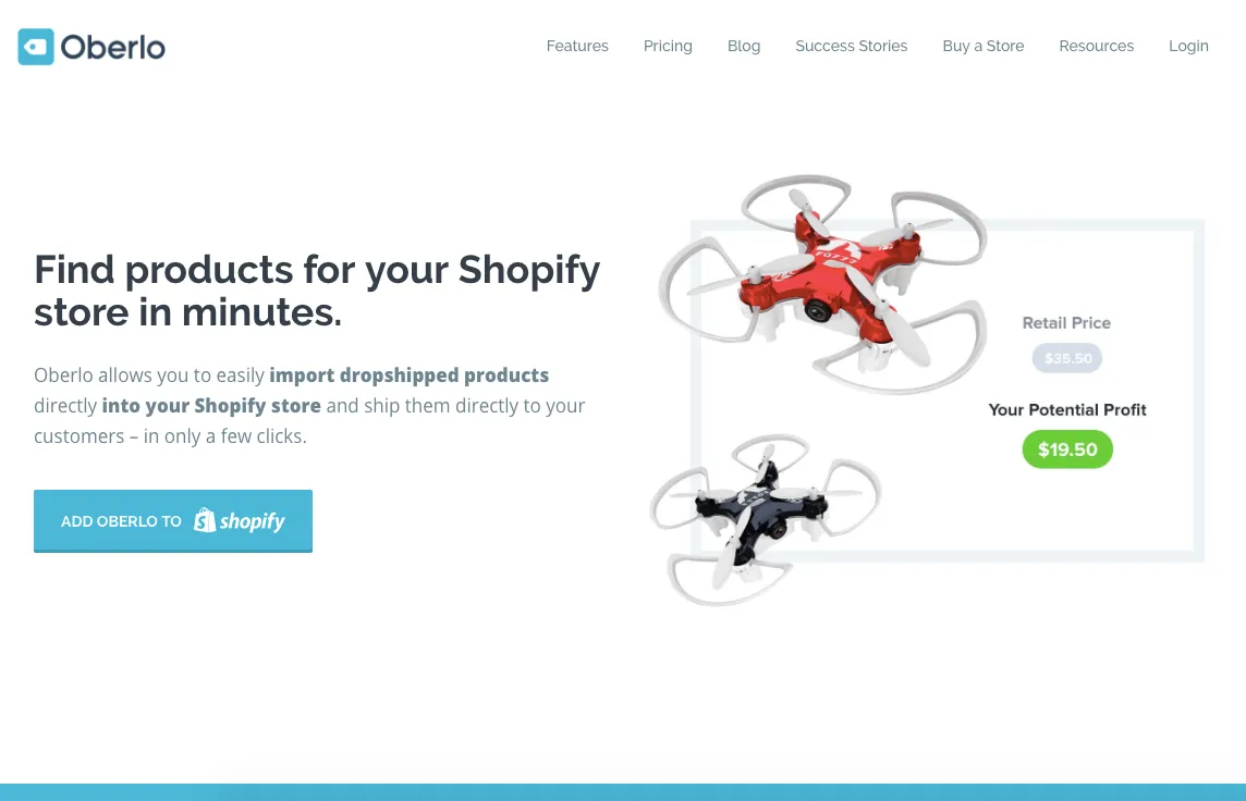 oberlo marketing tool