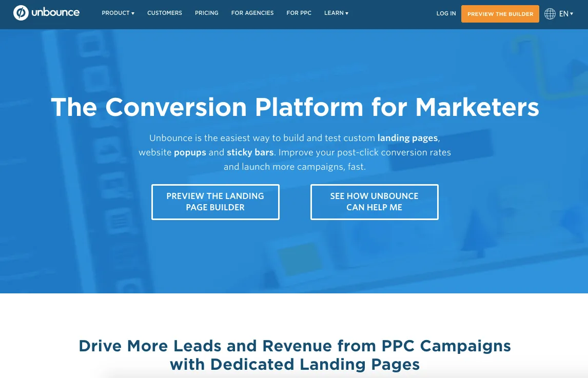 unbounce marketing tool
