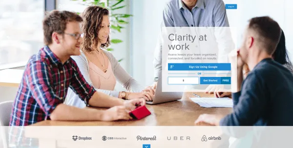 Asana homepage Practical Value Contagious Jonah Berger ReferralCandy