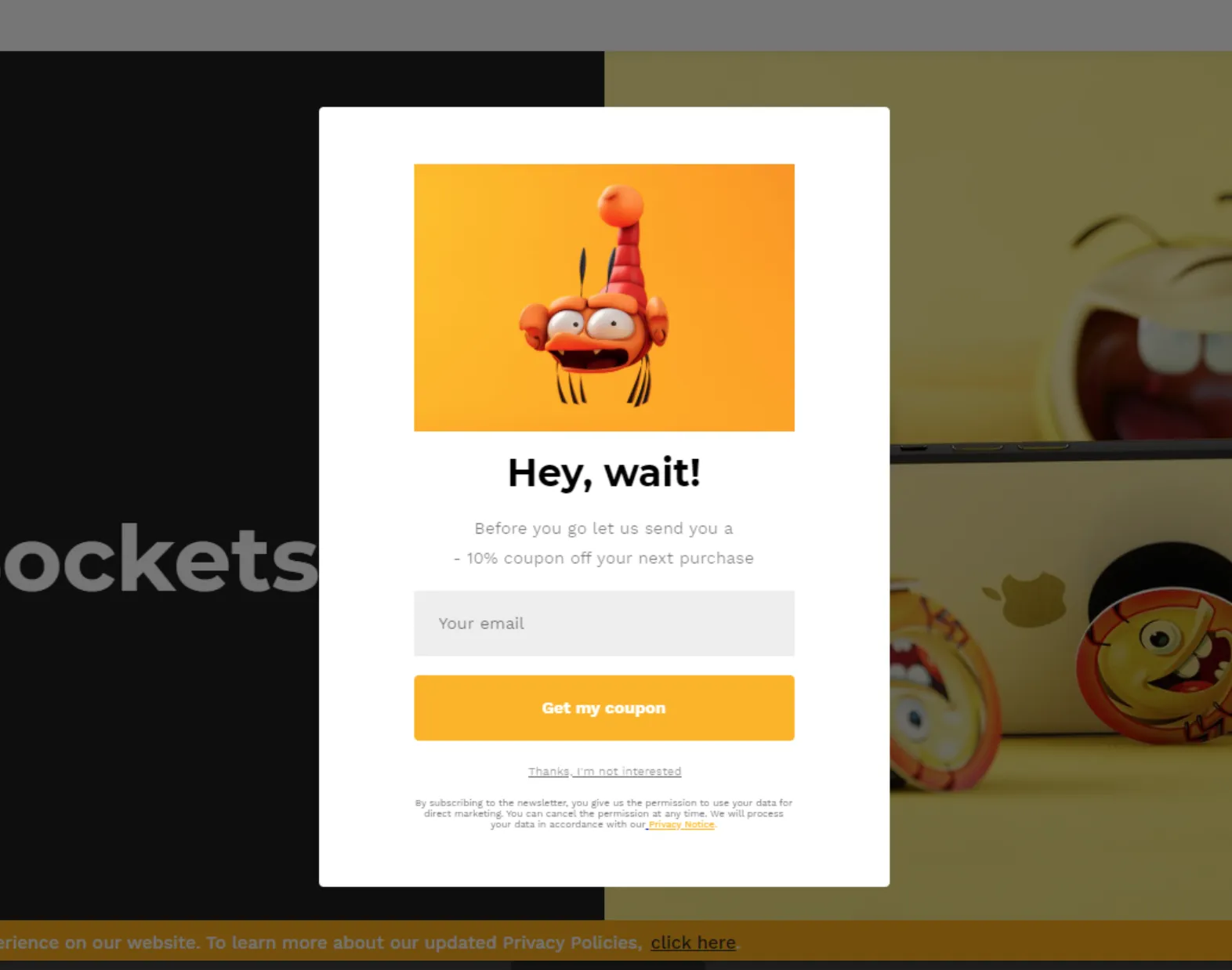 exit intent popup that work
