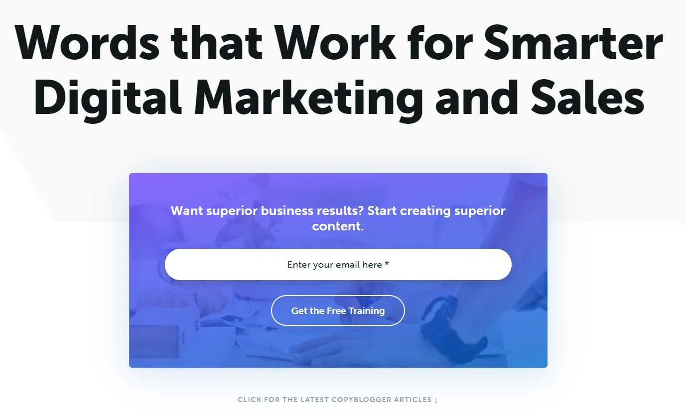 copyblogger - norm of reciprocity marketing examples free content giving before get