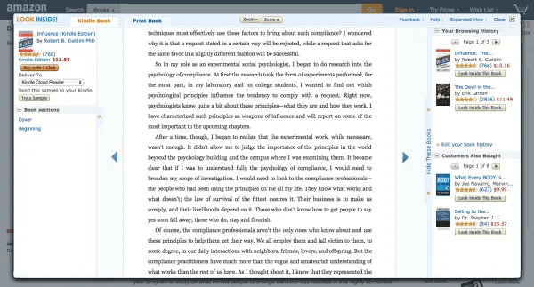 Amazon Kindle Free Samples examples of Reciprocity ReferralCandy