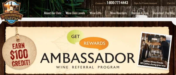 Best Valentine's Day referral programs - wine