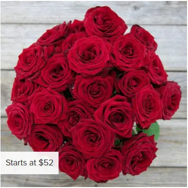 Valentine's Day referral programs - bouqs
